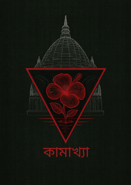 Kamakhya The Bleeding Stone master devotional artwork by Syahi Threads