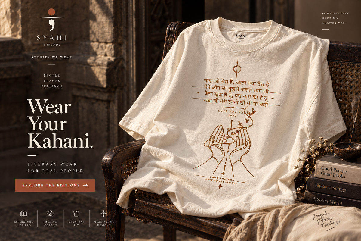 Love Aaj Kal 2009 Syahi Threads T-shirt product hero