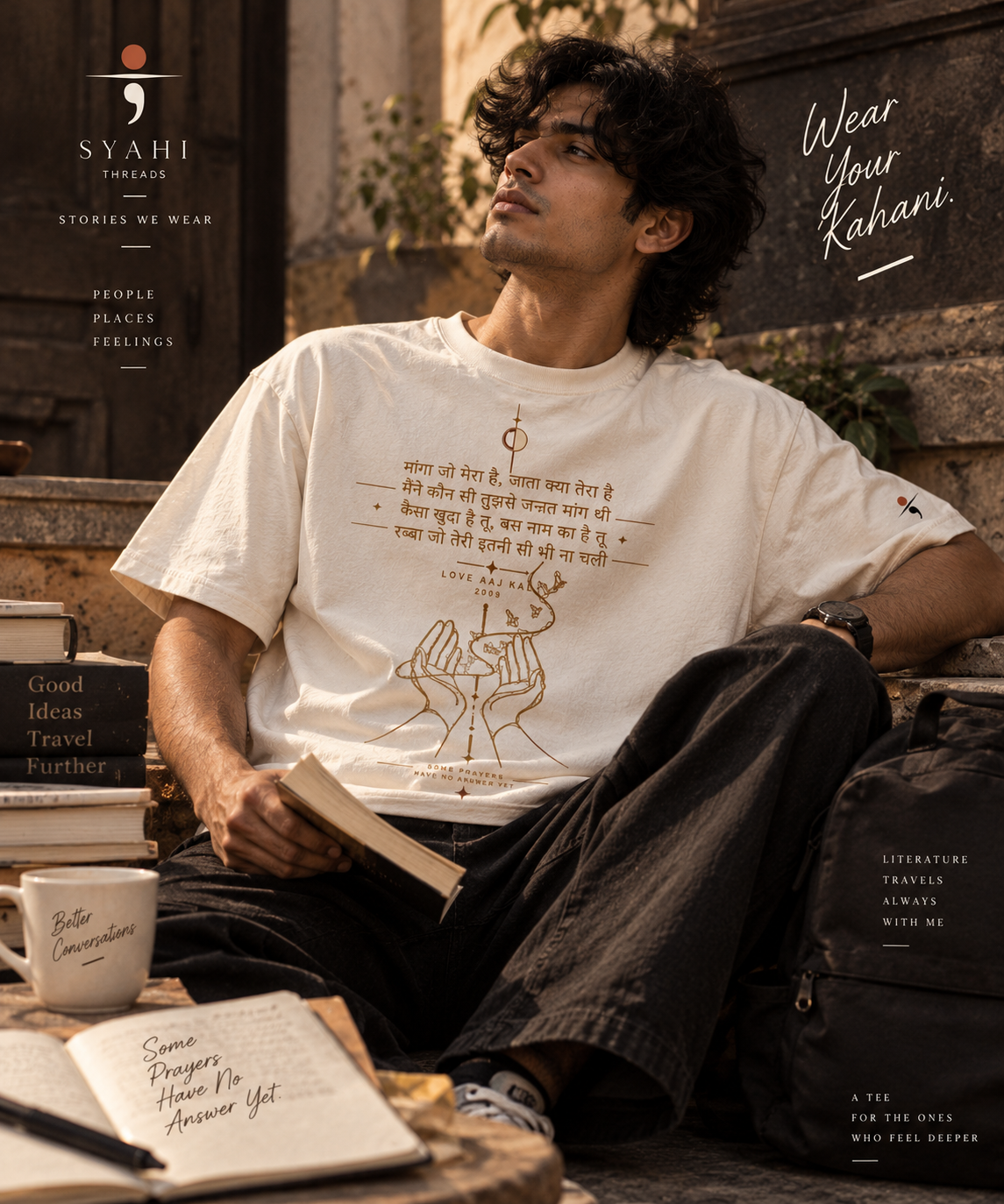 Love Aaj Kal 2009 Syahi Threads T-shirt lifestyle editorial