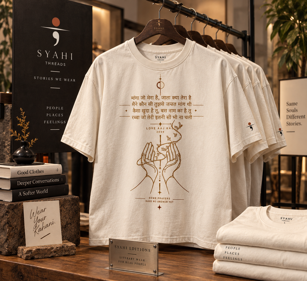 Love Aaj Kal 2009 Syahi Threads T-shirt retail display