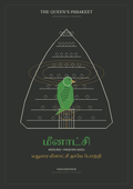 Meenakshi The Queen's Parakeet approved master devotional artwork by Syahi Threads