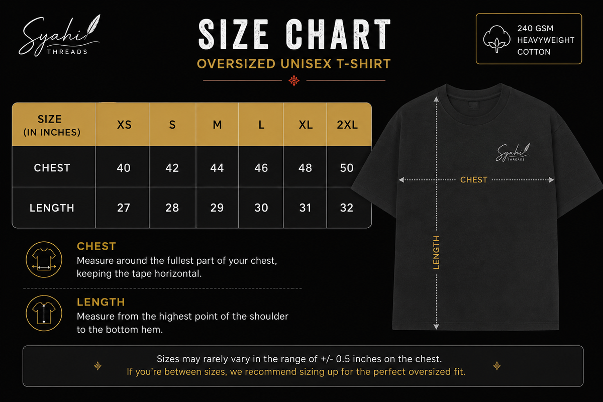 Hari Pandharpuri Vari | Marathi Warkari Oversized T-Shirt | Syahi Threads